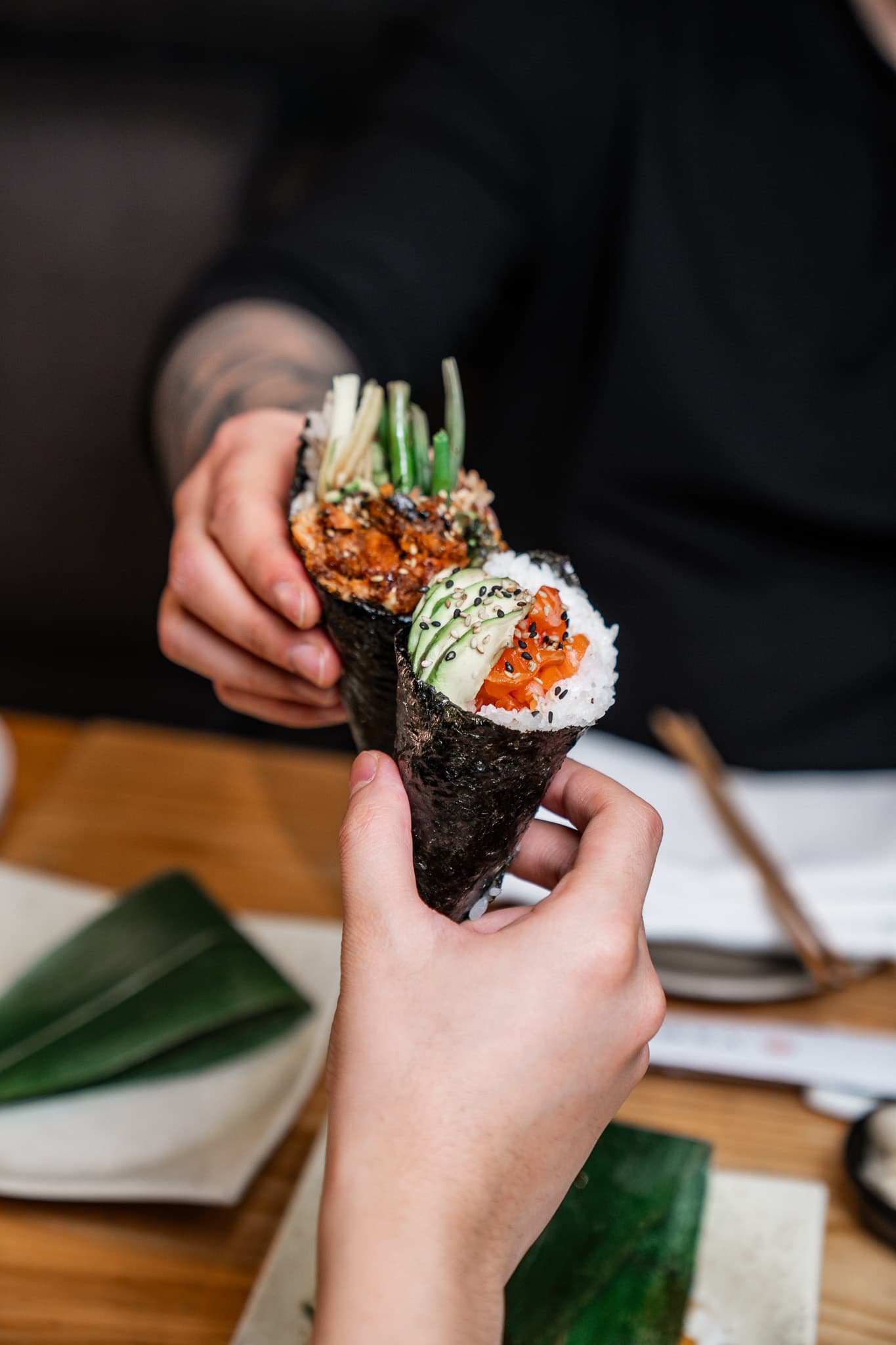 Dragon roll from the sushi counter